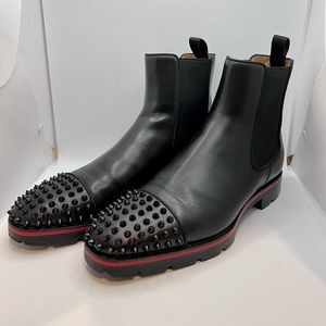 Christian Louboutin Melon Spikes Chelsea boot